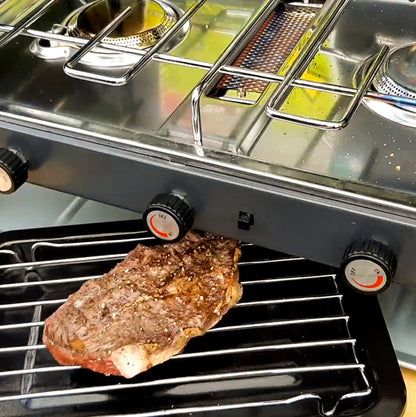 2 Burner Deluxe Grill 001 002 Keyfeature Lower Grill