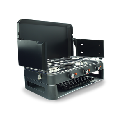 Zempire 2 Burner Deluxe & Grill Camp Stove