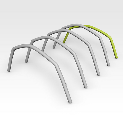 Evo TXL V2 Air Beams (Velcro Attachment)