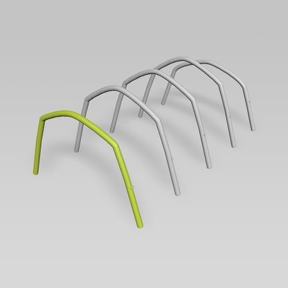 Evo TL V2 Rear Air Beams (Toggle Attachment)