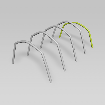 Evo TL V2 Rear Air Beams (Toggle Attachment)