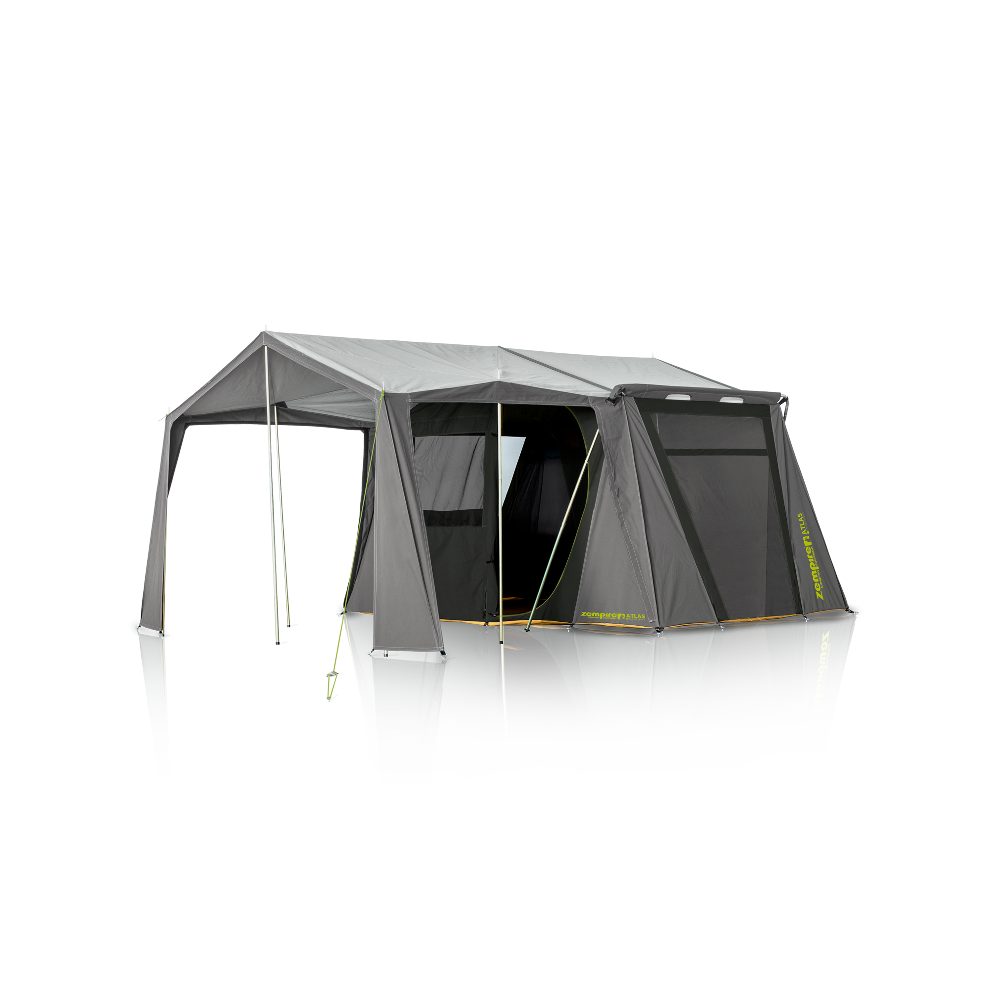 Zempire Atlas Canvas Cabin Tent CONTINUOUS POLE SLEEVES
