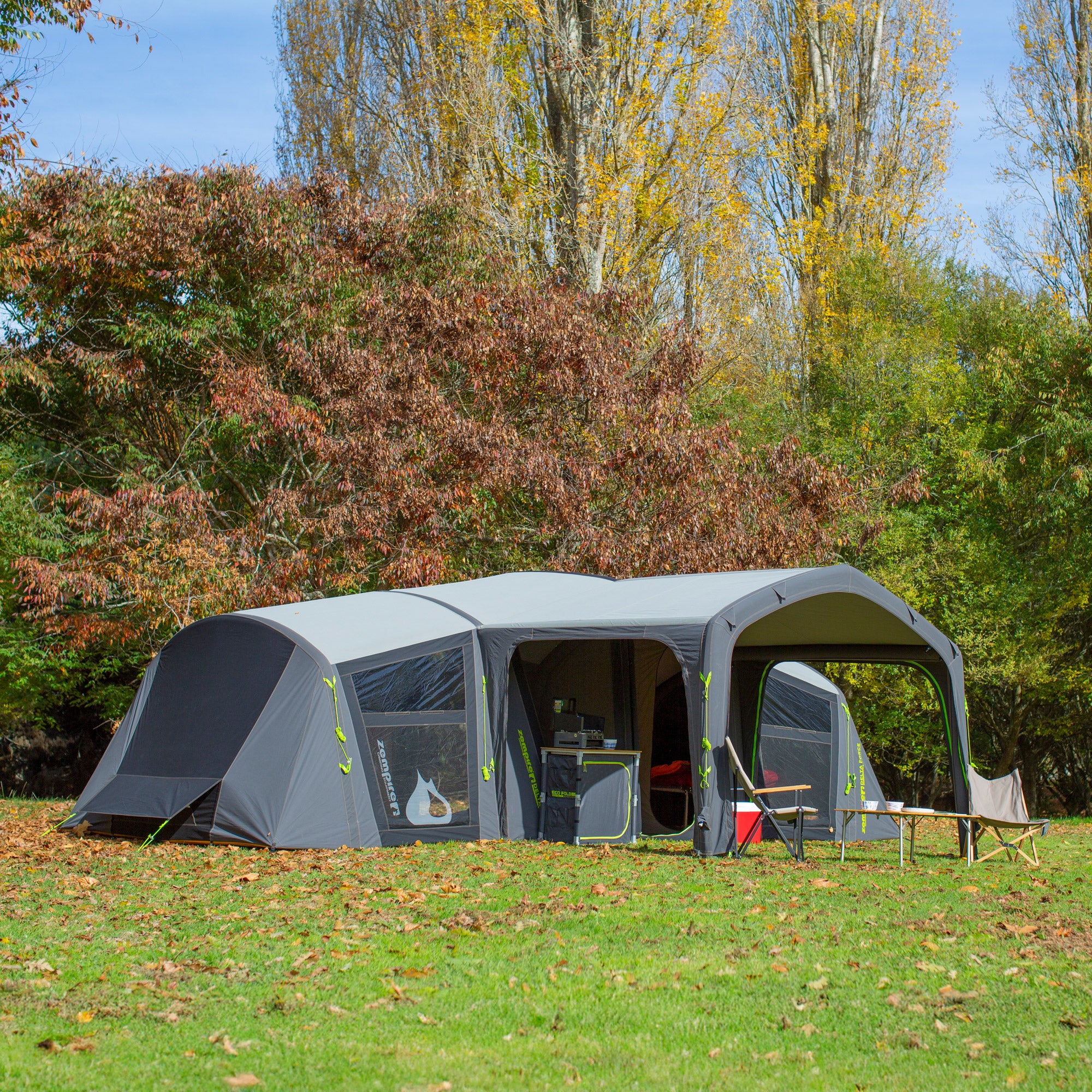 Zempire Delta Force V2 Canvas Air Tent 3 WAY WINDOWS