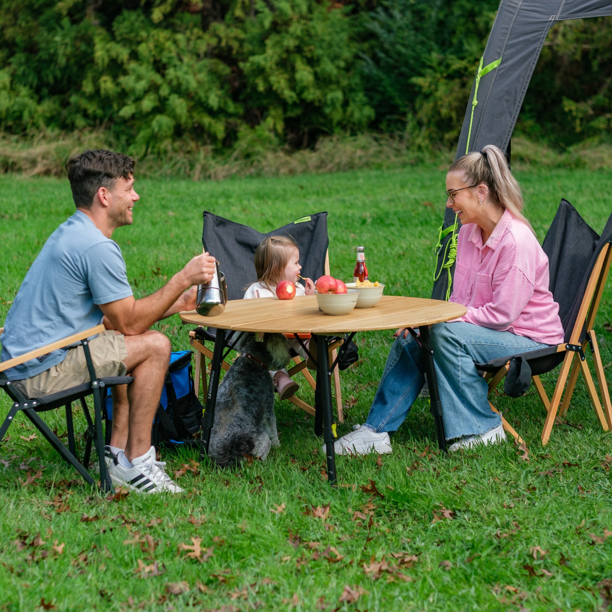 Zempire Kitpac Pro - Round Bamboo Camping Table – Zempire AU