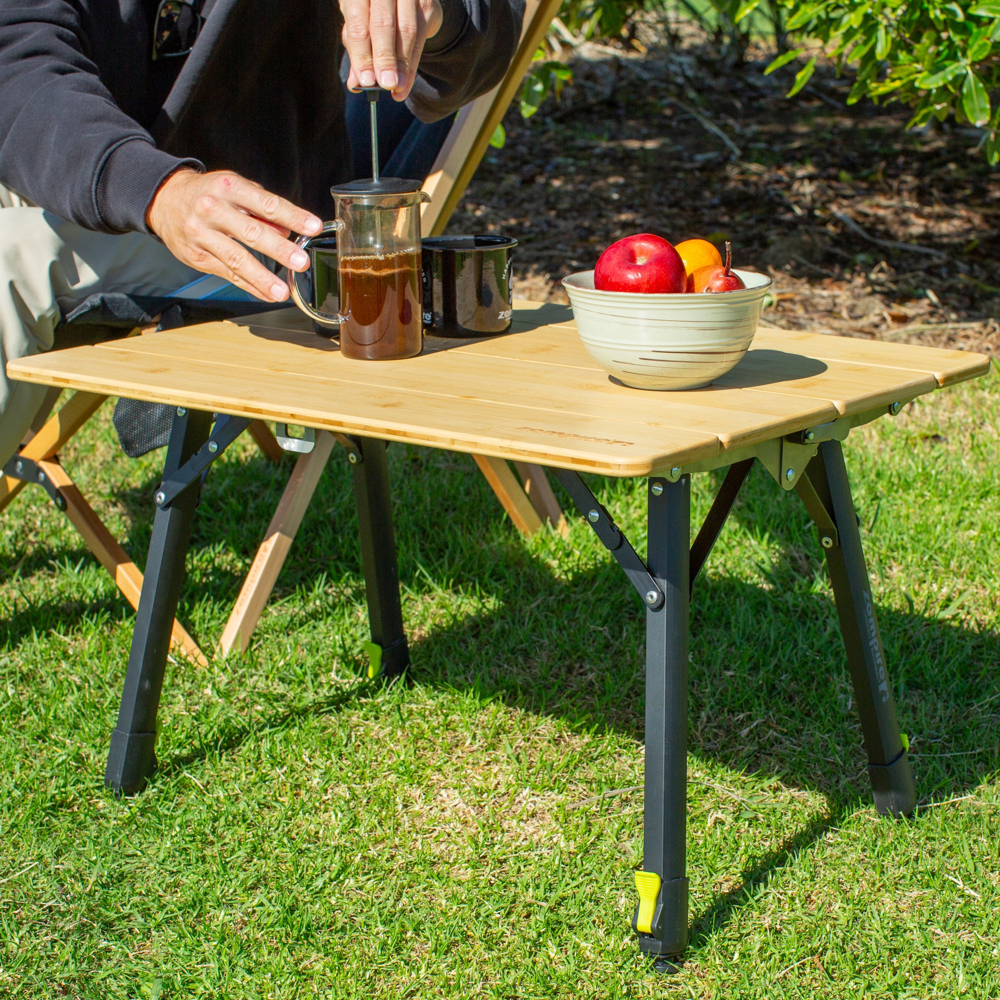 Kitpac Pro Standard Bamboo Camp Table1