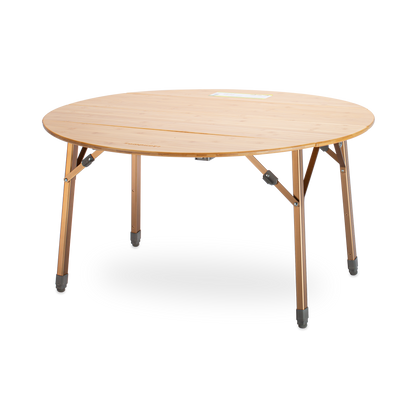 Zempire Kitpac Round V2 Bamboo Camp Table