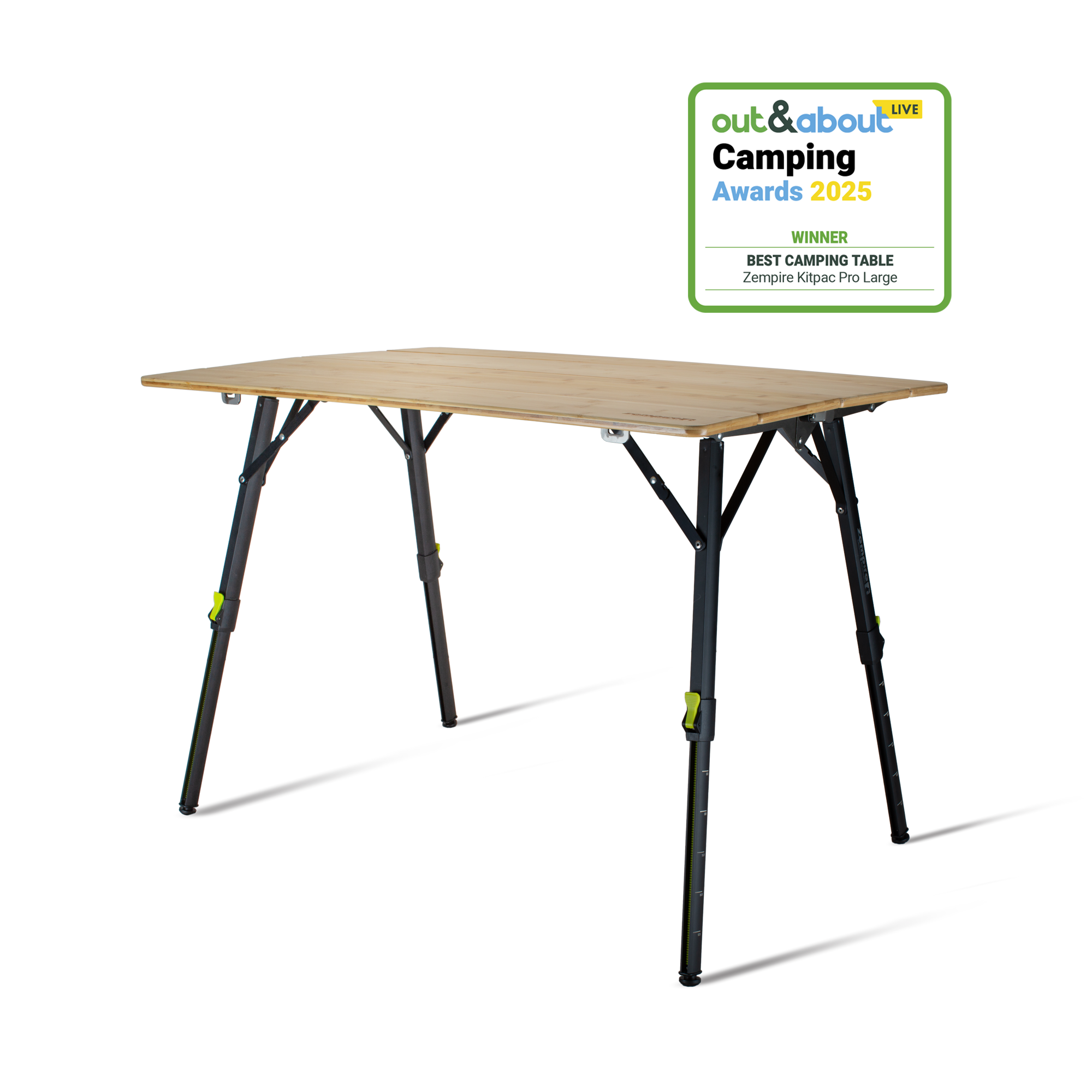 Kitpac Pro Large Bamboo Camp Table